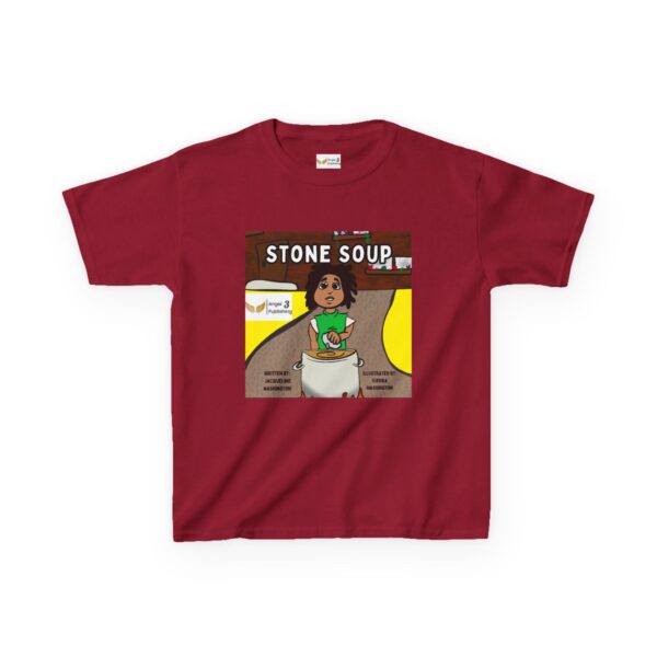 Kids' Story Tee: Stone Soup Design, Fun Children's T-Shirt, Great Gift for Kids, Storytime Apparel, Perfect for Birthdays - Image 81