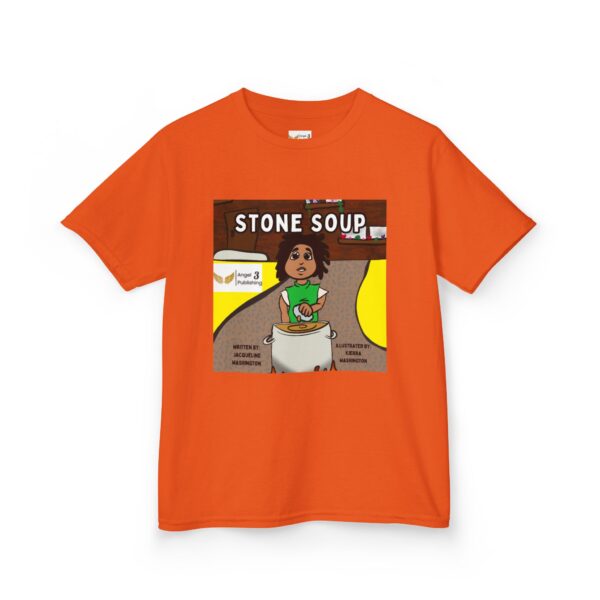 Kids' Story Tee: Stone Soup Design, Fun Children's T-Shirt, Great Gift for Kids, Storytime Apparel, Perfect for Birthdays - Image 35