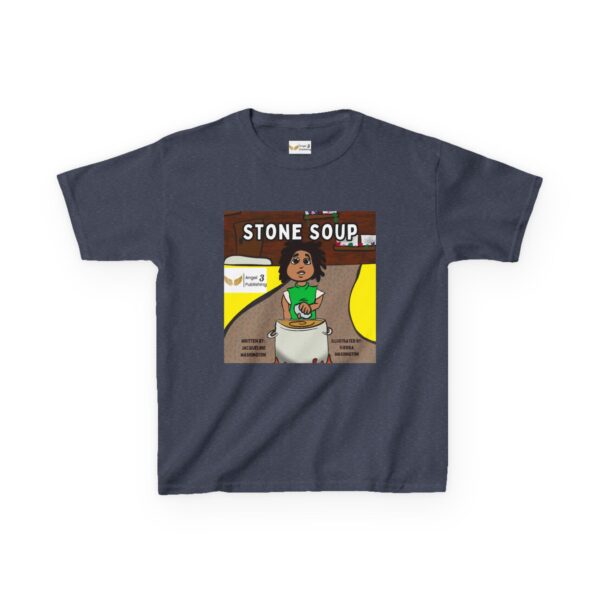 Kids' Story Tee: Stone Soup Design, Fun Children's T-Shirt, Great Gift for Kids, Storytime Apparel, Perfect for Birthdays - Image 73
