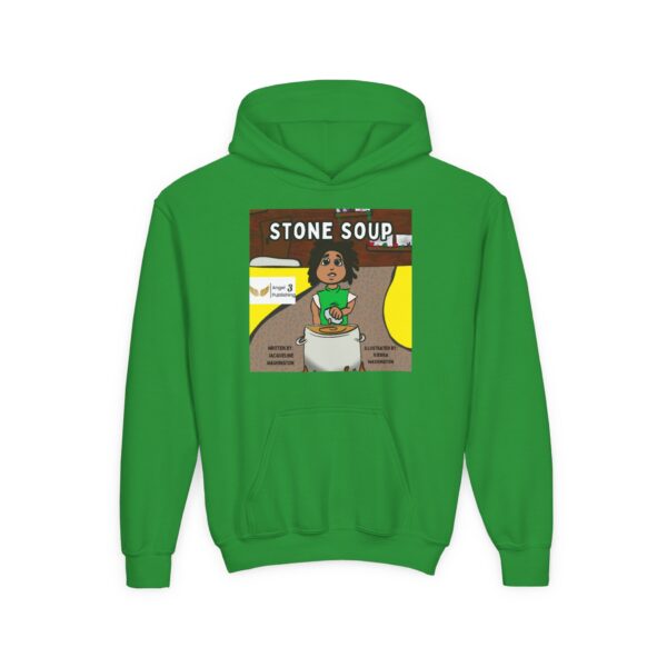 Youth Stone Soup Hoodie | Cozy Sweatshirt for Kids, Perfect for Storytime, Gift for Young Readers, Children's Literature Apparel, [...] - Image 13
