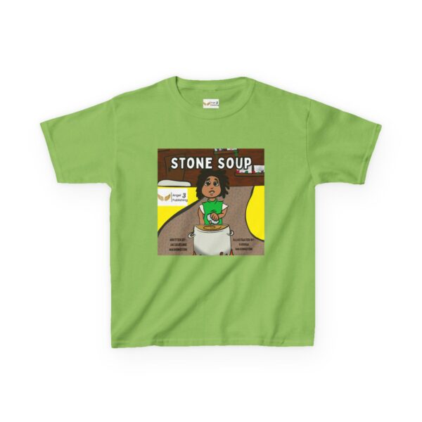 Kids' Story Tee: Stone Soup Design, Fun Children's T-Shirt, Great Gift for Kids, Storytime Apparel, Perfect for Birthdays - Image 45