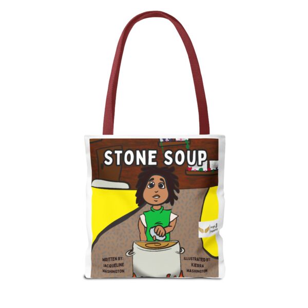 Stone Soup Tote Bag, Cute Story Tote, Literary Gifts, Kids Book Tote, Eco-Friendly Shopping Bag, Fun Kids Accessories - Image 6