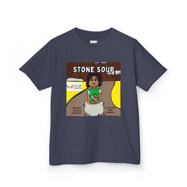 Kids' Story Tee: Stone Soup Design, Fun Children's T-Shirt, Great Gift for Kids, Storytime Apparel, Perfect for Birthdays - Image 75