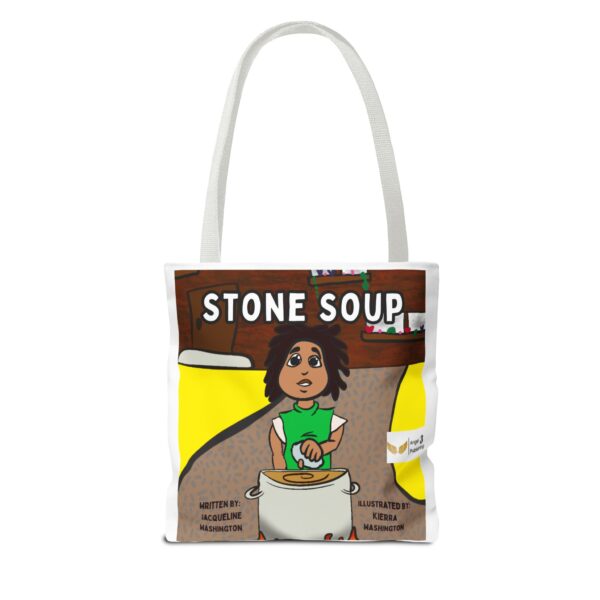 Stone Soup Tote Bag, Cute Story Tote, Literary Gifts, Kids Book Tote, Eco-Friendly Shopping Bag, Fun Kids Accessories - Image 10
