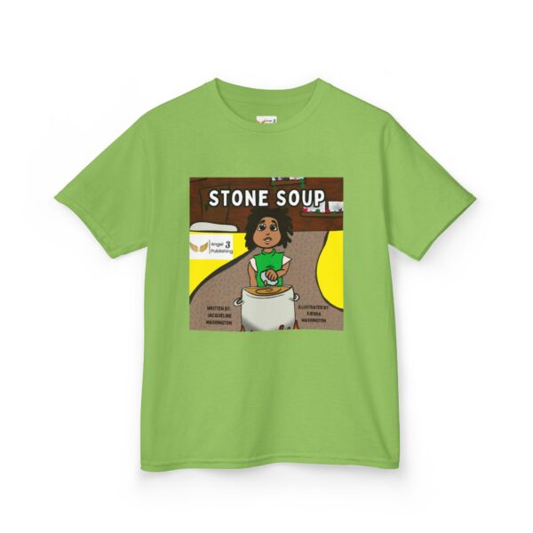 Kids' Story Tee: Stone Soup Design, Fun Children's T-Shirt, Great Gift for Kids, Storytime Apparel, Perfect for Birthdays - Image 47