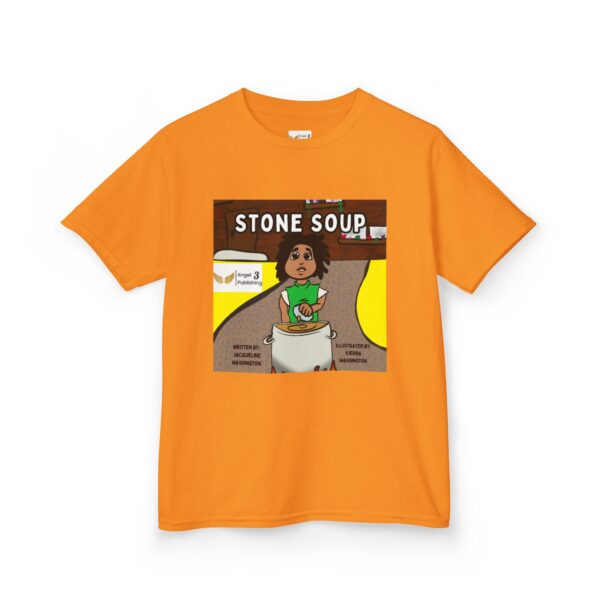 Kids' Story Tee: Stone Soup Design, Fun Children's T-Shirt, Great Gift for Kids, Storytime Apparel, Perfect for Birthdays - Image 23