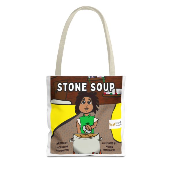 Stone Soup Tote Bag, Cute Story Tote, Literary Gifts, Kids Book Tote, Eco-Friendly Shopping Bag, Fun Kids Accessories - Image 13