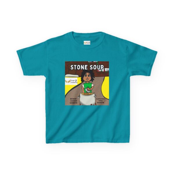 Kids' Story Tee: Stone Soup Design, Fun Children's T-Shirt, Great Gift for Kids, Storytime Apparel, Perfect for Birthdays - Image 61