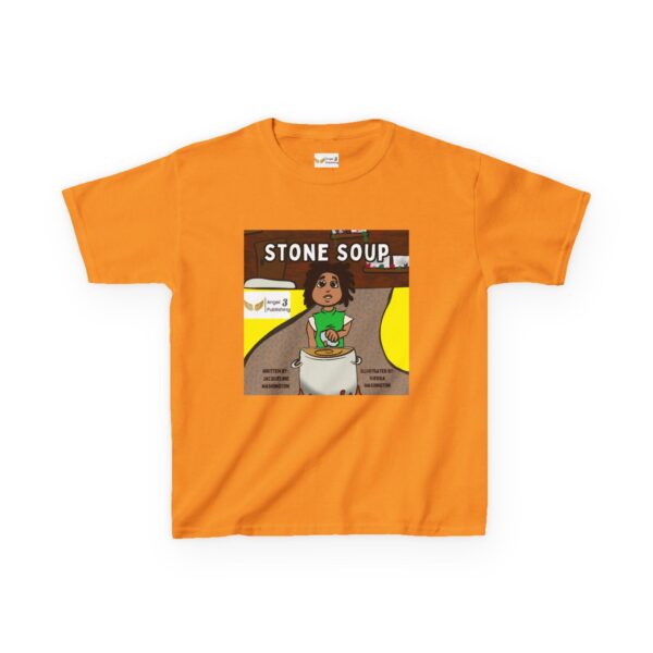 Kids' Story Tee: Stone Soup Design, Fun Children's T-Shirt, Great Gift for Kids, Storytime Apparel, Perfect for Birthdays - Image 21