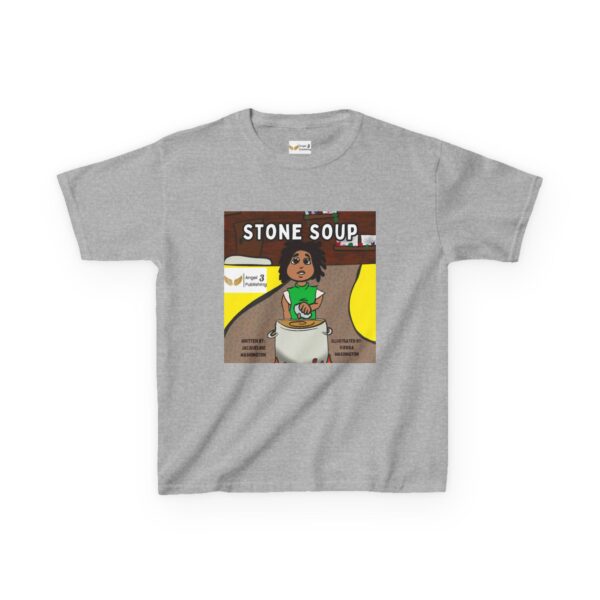 Kids' Story Tee: Stone Soup Design, Fun Children's T-Shirt, Great Gift for Kids, Storytime Apparel, Perfect for Birthdays - Image 17
