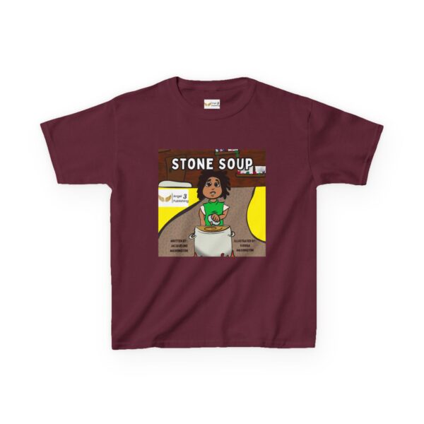 Kids' Story Tee: Stone Soup Design, Fun Children's T-Shirt, Great Gift for Kids, Storytime Apparel, Perfect for Birthdays - Image 37
