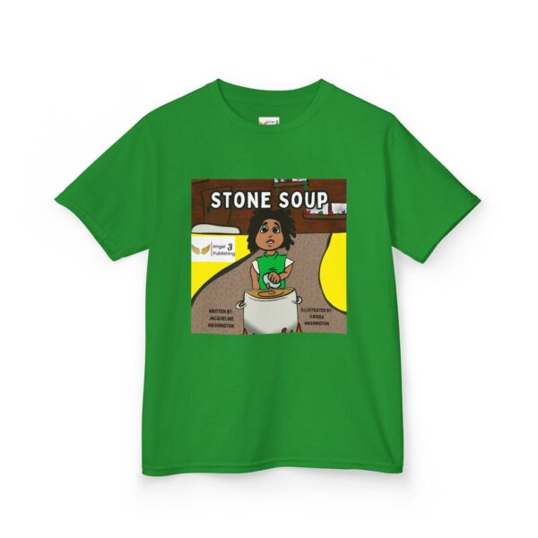 Kids' Story Tee: Stone Soup Design, Fun Children's T-Shirt, Great Gift for Kids, Storytime Apparel, Perfect for Birthdays - Image 55