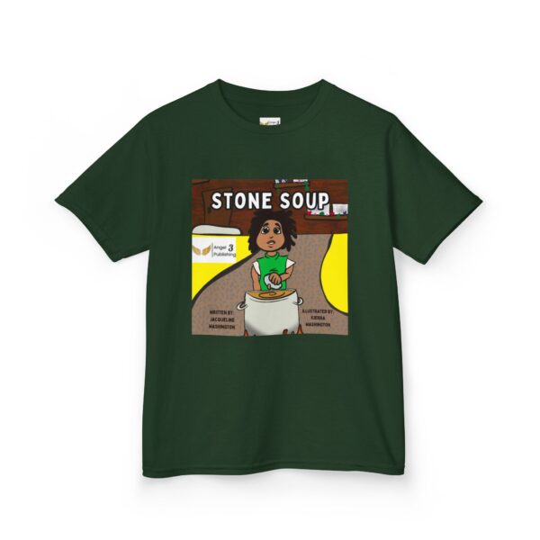 Kids' Story Tee: Stone Soup Design, Fun Children's T-Shirt, Great Gift for Kids, Storytime Apparel, Perfect for Birthdays - Image 51