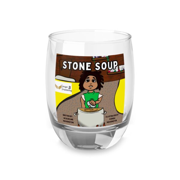 Stone Soup Whiskey Glass - Unique Gift for Whiskey Lovers, Funny Barware, Home Decor, Ideal for Celebrations and Gatherings