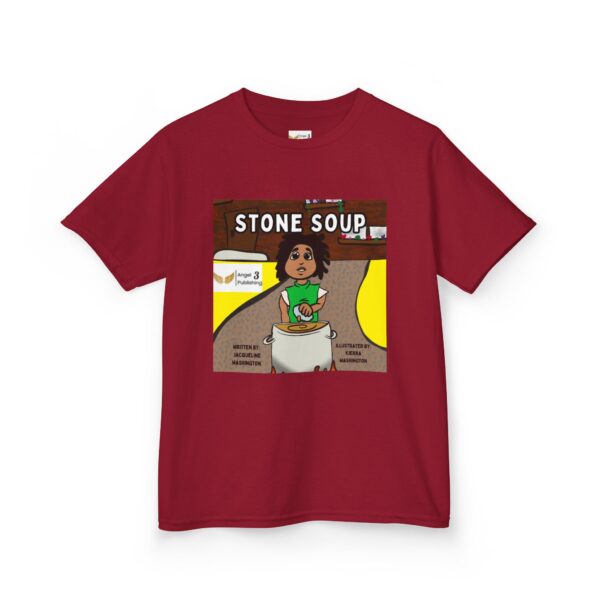 Kids' Story Tee: Stone Soup Design, Fun Children's T-Shirt, Great Gift for Kids, Storytime Apparel, Perfect for Birthdays - Image 83
