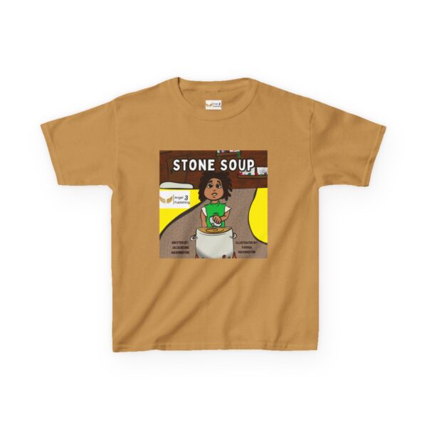 Kids' Story Tee: Stone Soup Design, Fun Children's T-Shirt, Great Gift for Kids, Storytime Apparel, Perfect for Birthdays - Image 29