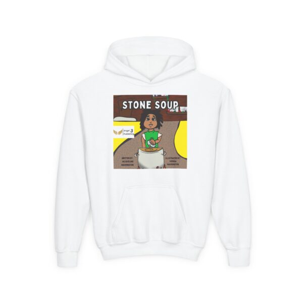 Youth Stone Soup Hoodie | Cozy Sweatshirt for Kids, Perfect for Storytime, Gift for Young Readers, Children's Literature Apparel, [...]