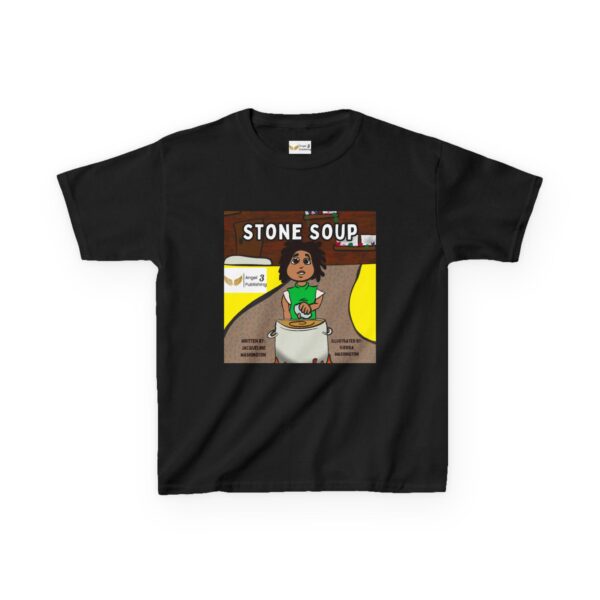 Kids' Story Tee: Stone Soup Design, Fun Children's T-Shirt, Great Gift for Kids, Storytime Apparel, Perfect for Birthdays - Image 13