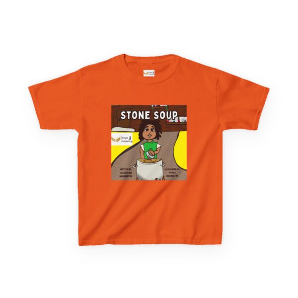 Kids' Story Tee: Stone Soup Design, Fun Children's T-Shirt, Great Gift for Kids, Storytime Apparel, Perfect for Birthdays - Image 33