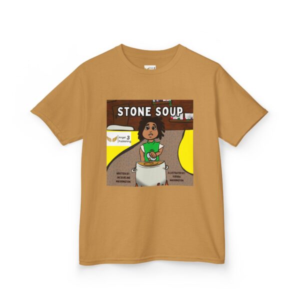Kids' Story Tee: Stone Soup Design, Fun Children's T-Shirt, Great Gift for Kids, Storytime Apparel, Perfect for Birthdays - Image 31
