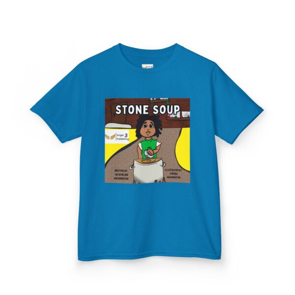 Kids' Story Tee: Stone Soup Design, Fun Children's T-Shirt, Great Gift for Kids, Storytime Apparel, Perfect for Birthdays - Image 67
