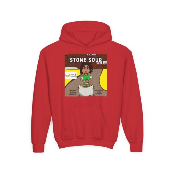 Youth Stone Soup Hoodie | Cozy Sweatshirt for Kids, Perfect for Storytime, Gift for Young Readers, Children's Literature Apparel, [...] - Image 17