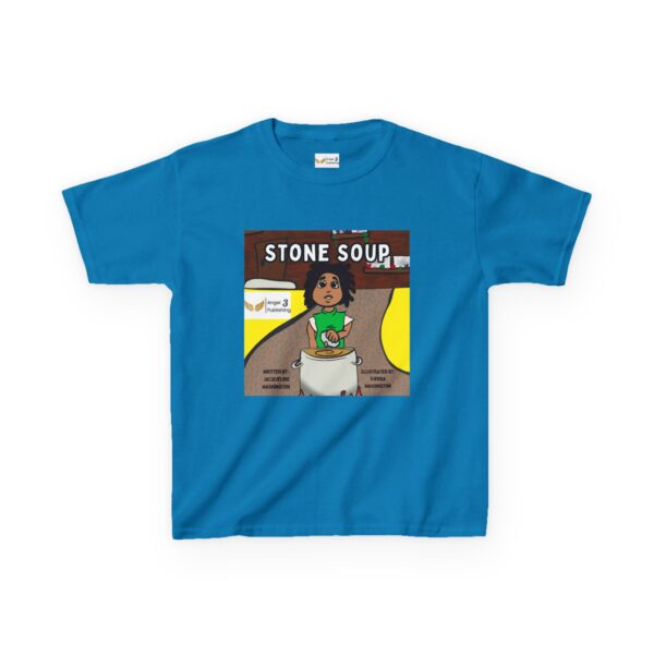 Kids' Story Tee: Stone Soup Design, Fun Children's T-Shirt, Great Gift for Kids, Storytime Apparel, Perfect for Birthdays - Image 65